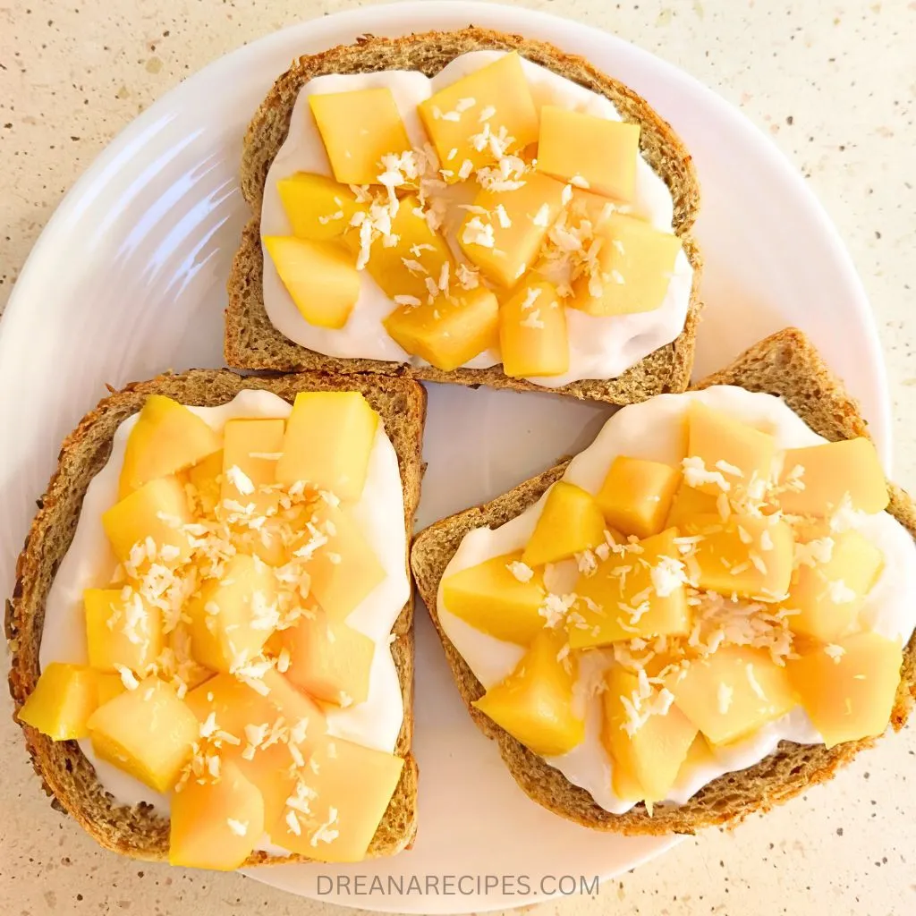Coconut & Mango Toast Recipe