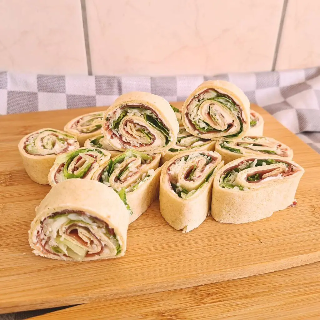 Ham Tortilla Pinwheels